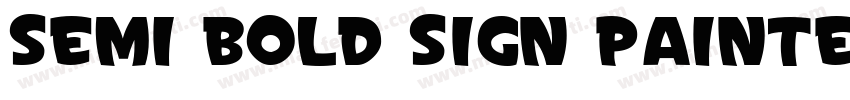 semi bold sign painter字体转换